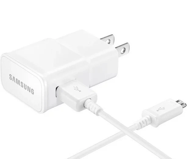 Original Samsung Charger with Micro USB Cable For Samsung, Android Phones, - Image 1 of 3