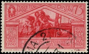 Italien 1930 Briefmarken Gedenkmünze gebraucht Sas 287 CV 16,50 $ 180617278 - Bild 1 von 1