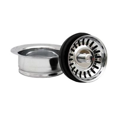 Whitehaus WH200-HPOCH 4,5 pulgadas Borde de eliminación de basura en cromo pulido Foto 1 de 3