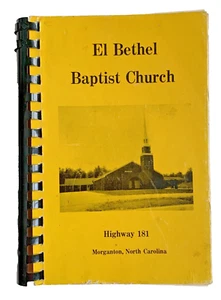 Morganton NC El Bethel Baptist Church Cookbook 1984 Mission Action Group - Picture 1 of 7