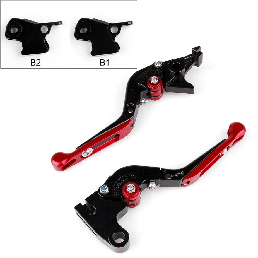Adjustable Folding Extendable Brake Clutch Levers For BMW K1200 R1200 Red #3 - Изображение 1 из 2