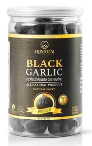 Homtiem Black Garlic 17.63OZ500g, Whole Peeled Black Garlic, Natural organic for - Picture 1 of 7