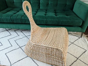 IKEA PS Gullholmen Rocking Chair – Banana Fibre Woven (rattan like) - Picture 1 of 5