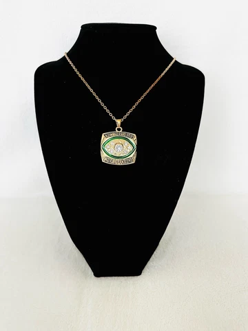 New York Jets 1968 Super Bowl Championship Pendant, Namath, US SHIP Cover