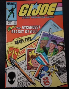 G.I.Joe #26 Marvel Comics seconda stampa Snake Eyes Origin 1982 alta qualità - Foto 1 di 4