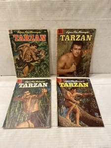 Tarzan Dell Comic Lot : # 55(1954), 82, 84, 85 ( 1956) G/ VG - Picture 1 of 10