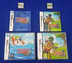 ds ZELDA Phantom Hourglass + Spirit Tracks Legend Of Zelda - Make Your Selection - Picture 1 of 4