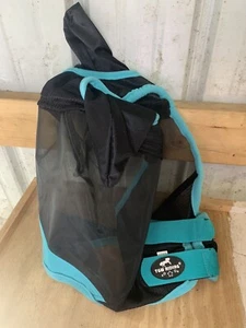 New TGW Riding Horse Fly Mask X Full With Ears Comfy Fit Mesh Horse Fly Mask - Picture 1 of 3