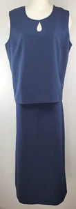 Conjunto de falda y top Bedford Fair de 2 piezas - talla 16P - azul marino - Imagen 1 de 19