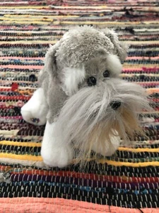 Ganz Webkinz Schnauzer Dog HM159, Stuffed Animal No Code, Clean & Great Condt - Picture 1 of 5
