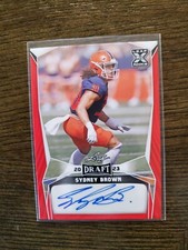 2023 Leaf Draft - Autographs Red #BA-SB1 Sydney Brown (AU, RC)