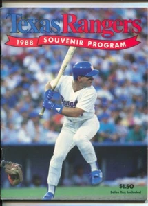 Sports Pub: Texas Rangers vs Toronto Blue Jays MLB Game Program 8/18/1988-pix... - Picture 1 of 1