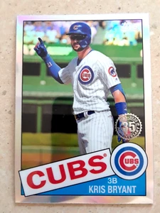 Kris Bryant 2020 Topps Chrome Refractor 35th anniversary #85TC-9 Chicago Cubs - Photo 1 sur 2