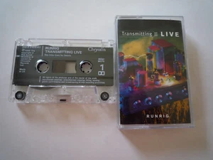 TRANSMITTING LIVE by RUNRIG - CASSETTE TAPE - TRSTED - 1994 - 12 TRACKS - Picture 1 of 2