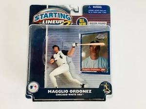 2001 Hasbro Starting Lineup 2 SLU Magglio Ordonez White Sox Action Figure New - Picture 1 of 4