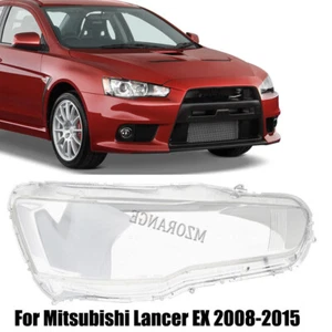 Right Side Headlight Headlamp Lens Cover For Mitsubishi Lancer EX 2008-2014 2015 - Picture 1 of 12