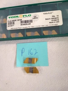 10 NEW TOOL FLO (FLG) NG-3062R TOP NOTCH CARBIDE INSERTS. GRADE: GP3R. [P162A] - Picture 1 of 2