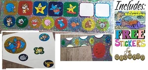 ๐VNTG Highlights for Children holographic animals & smiles stickers โโโ๐gift๐ - Picture 1 of 7