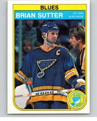 1982-83 O-Pee-Chee #311 Brian Sutter  St. Louis Blues V59270 - Image 1 of 2