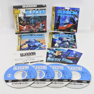 Mobile Suit GUNDAM Side Story THE BULE DESTINY + Card Sega Saturn 3201 ss - Image 1 of 4