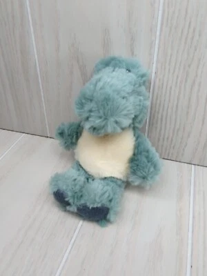 Ebba By Aurora Green cream tummy alligator crocodile plush baby rattle - Image 1 of 4