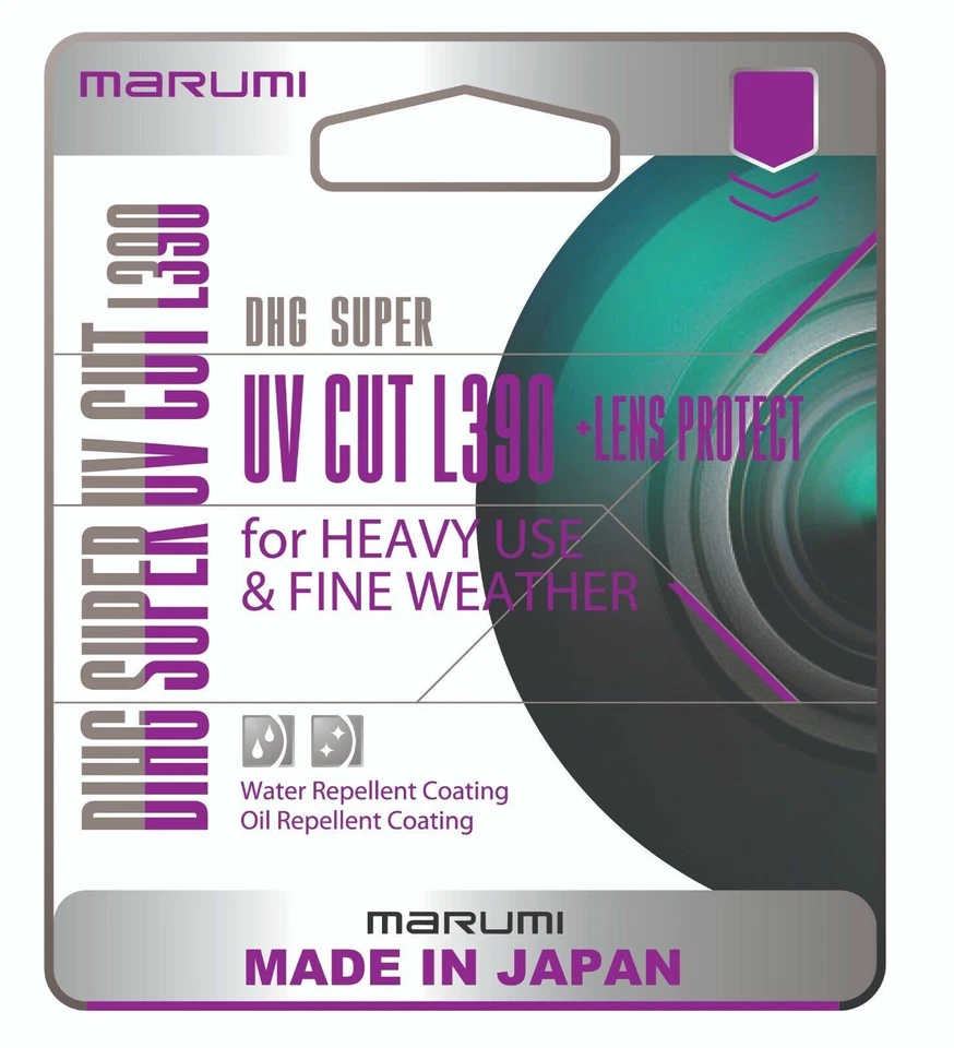 Marumi DHG Super UV Digital Camera Filter Block Ultraviolet Rays 49mm - 105mm - Image 1 of 2