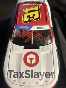 NASCAR MYATT SNIDER 2022 TAXSLAYER 1:24 DOBLE AUTOGRAFIADO CON CERTIFICADO DE AUTENTICIDAD * 504 de 504 * - Imagen 1 de 15
