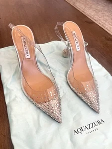 Aquazzura Crystal Pumps - Picture 1 of 8