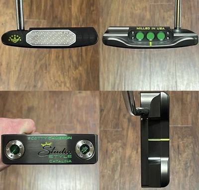 Scotty Cameron 2025 Studio Style Catalina Putter - LH - New - Xtreme Dark -GRN - Image 1 of 4