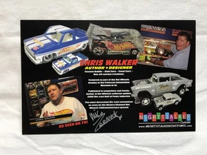 HOT WHEELS 2018 18TH NATIONALS HANDSIGNIERTE MIKE ZARNOCK CHRIS WALKER KARTE - Bild 1 von 2