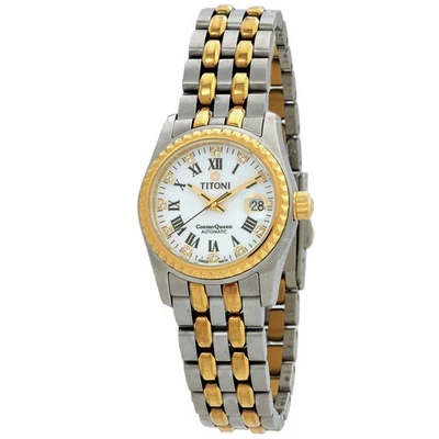 Titoni Cosmo Automatic White Dial Ladies Watch 729 SY-019 - Image 1 of 3