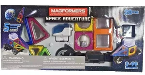 Magformers Magnetic Construction 20 PC Space Adventure STEM Toy Set Age 3+ - Picture 1 of 6
