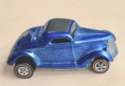 Ford 1969 36 cupé casi como nuevo color azul negro interior Redline HotWheels autos Foto 1 de 4