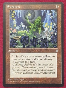 Magic The Gathering ICE AGE SUNSTONE artifact card MTG - Picture 1 of 2