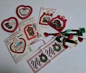Counted Cross Stitch Kits Lot Needle Craft Retired Frames Vintage Christmas  - Picture 1 of 12