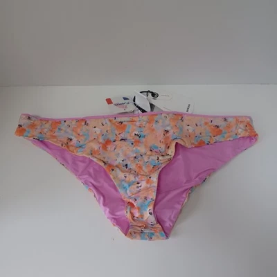 NWT prAna Gemma Reversible Low Rise Bikini Bottoms Impression L UPF 50+ - Image 1 of 4