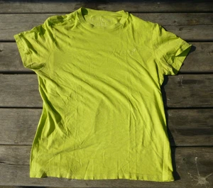 Men's AE American Eagle Yellow Green T-shirt Size Large L - Picture 1 of 4