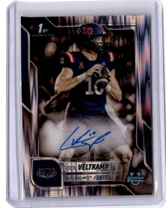2025 Bowman University Chrome Caden Veltkamp Prospect Auto Stealth Refractor - Picture 1 of 2
