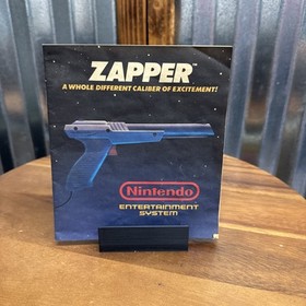 Vintage Original Nintendo NES Zapper Gray Gun Controller Instruction Manual Only