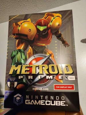 Metroid Prime Nintendo Gamecube Original Store Display Standee Great Condition - Image 1 of 4