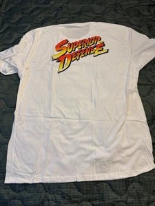 Superior Defense "Street Fighter" White Tshirt - Picture 1 of 2