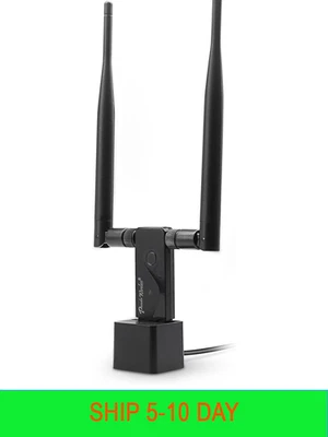 Panda Wireless® PAU09 N600 Dual Band (2.4GHz and 5GHz) Wireless N USB Adapter W/ - Image 1 of 4