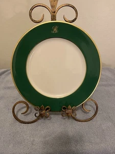 Syrakus Porzellan Restaurant Geschirr Speiseteller mit Monogramm - Bild 1 von 5