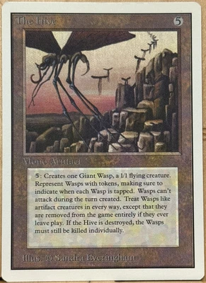UNLIMITED EDITION Vintage MtG The Hive Unplayed NM - Image 1 of 2