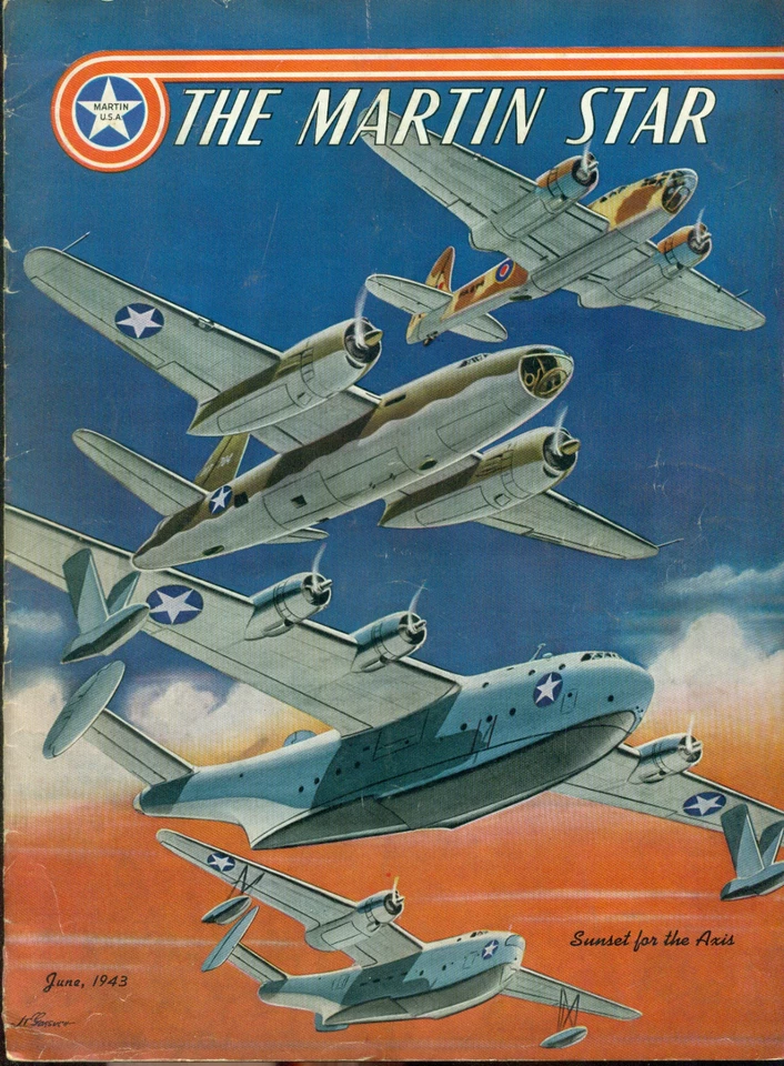 MARTIN STAR Aircraft Magazine June 1943 Foto 1 de 1