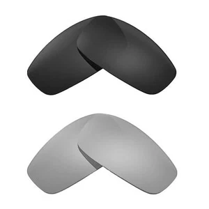 Dos pares de lentes polarizadas Walleva para óptica espía MC - titanio + negro - Imagen 1 de 8