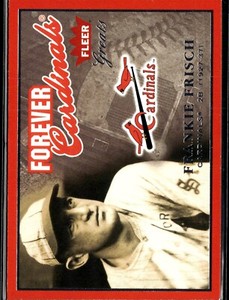 2004 Fleer Greats of the Game #27F Frankie Frisch  St. Louis Cardinals