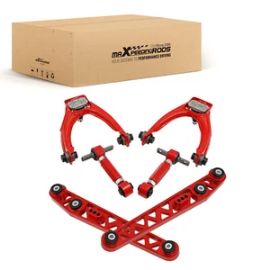 Front & Rear Control Arms + Adjustable Camber Kits For Honda Civic 1996 1997-00 - Picture 1 of 12