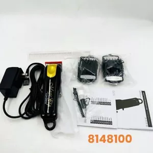 8148-100 Wahl Professional 5 Star Edition Gold Cordless Magic Clip Black US - Picture 1 of 12