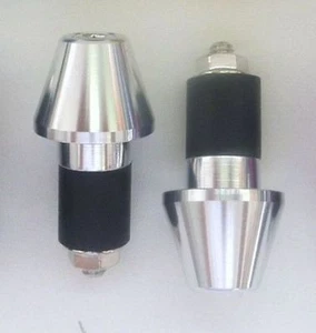 CONTRAPPESI / BILANCERI ERGAL MANUBRIO ARGENTO Ø 13,5 mm per MOTO NAKED - Foto 1 di 1